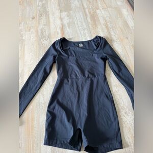 PacSun Navy Blue Long-Sleeve One Piece